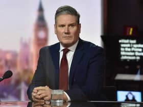 Labour Party leader Keir Starmer appearing on the BBC's Andrew Marr Show. Picture: Jeff Overs/AFP via Getty Images