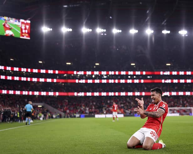 Marcos Leonardo was among the goalscorers for Benfica as they won 3-1 against Estoril.