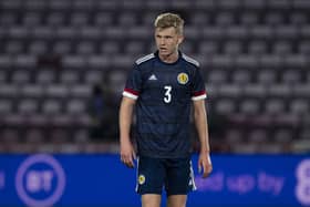 Josh Doig has been called up to the senior Scotland squad afer captaining the Under-21s to a 3-1 victory over Northern Ireland. (Photo by Craig Foy / SNS Group)