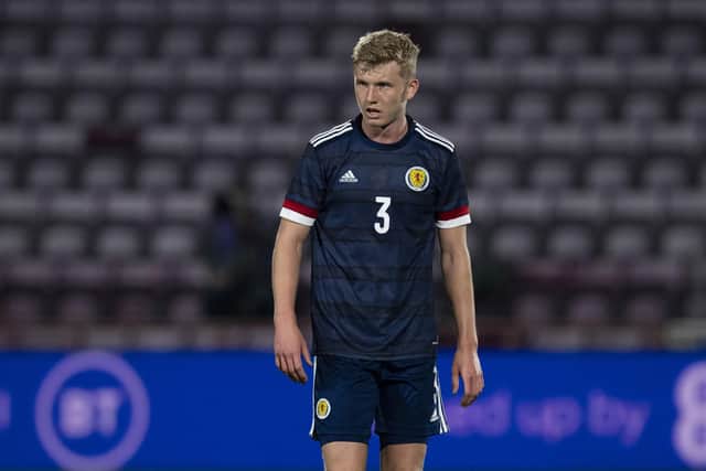 Josh Doig has been called up to the senior Scotland squad afer captaining the Under-21s to a 3-1 victory over Northern Ireland. (Photo by Craig Foy / SNS Group)