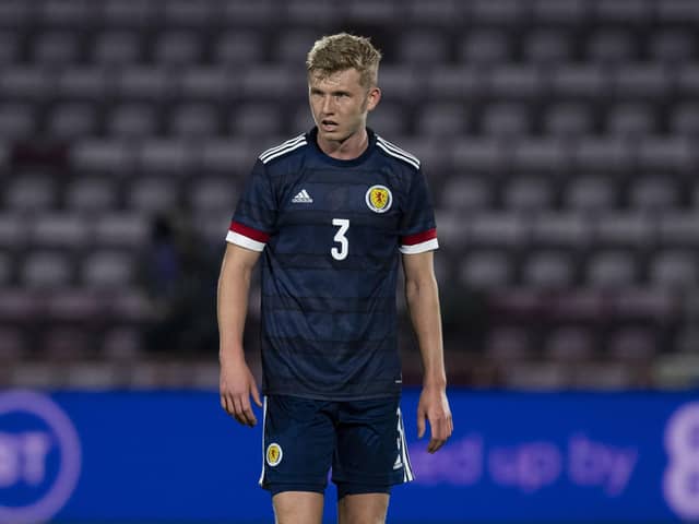 Josh Doig has been called up to the senior Scotland squad afer captaining the Under-21s to a 3-1 victory over Northern Ireland. (Photo by Craig Foy / SNS Group)