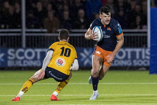 The switch to stand-off has worked out well for Blair Kinghorn and Edinburgh.  (Photo by Ross Parker / SNS Group)