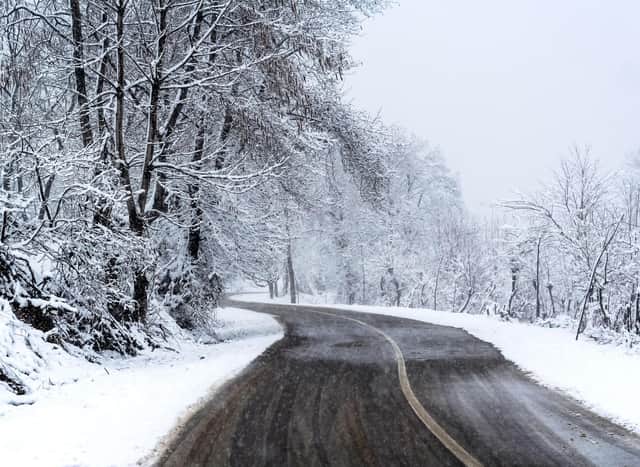 Snow could lead to tricky driving conditions.