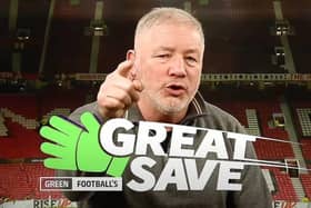 Scottish football icon Ally McCoist fronts Green Football's Great Save  promotional film.