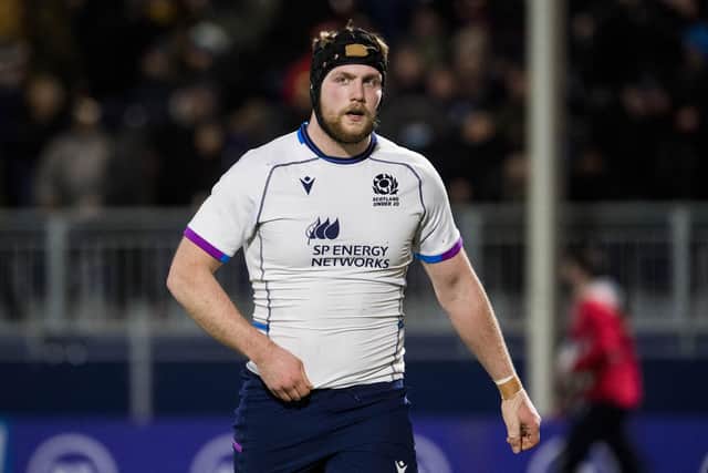 Max Williamson is a Scotland Under-20 international. (Photo by Ross Parker / SNS Group)