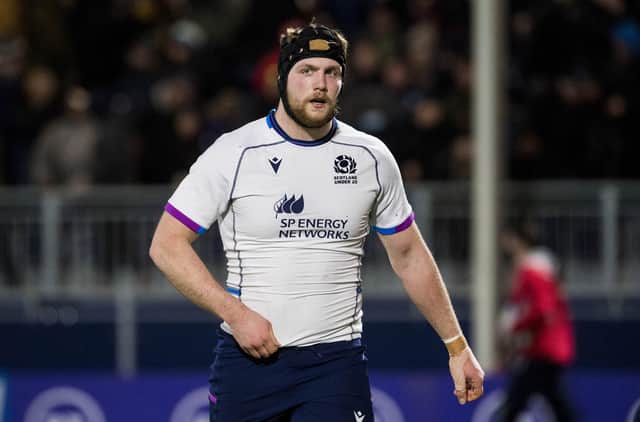Max Williamson is a Scotland Under-20 international. (Photo by Ross Parker / SNS Group)