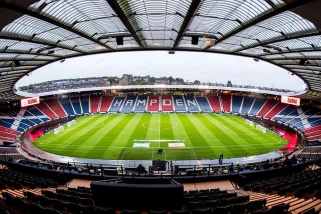 Hampden Park is due to host for four matches at the Euros this summer.