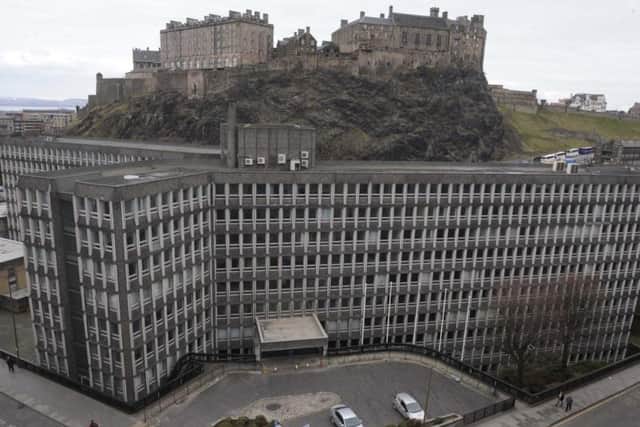 The building sits close to Edinburgh's famous castle.