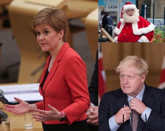 Nicola Sturgeon and Boris Johnson have both had their say on the impact of coronavirus on Christmas (Getty Images)
