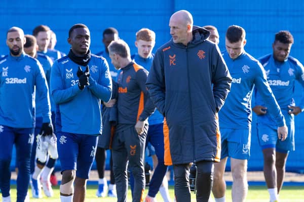 Rangers manager Philippe Clement and Rabbi Matondo.