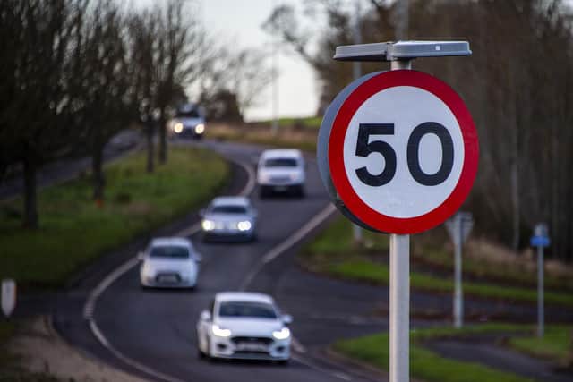 Speed limits on single carriageways in Scotland would be cut from 60mph to 50mph (Picture: Lisa Ferguson)