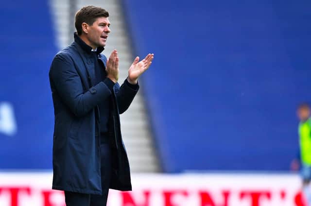 Steven Gerrard will take his Rangers side to Gibraltar for their Europa League second qualifying round tie against Lincoln Red Imps (Photo by Rob Casey / SNS Group)