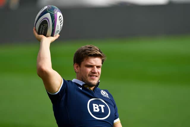 George Turner is in line to make his Six Nations debut against England at Twickenham. Picture: SNS Group