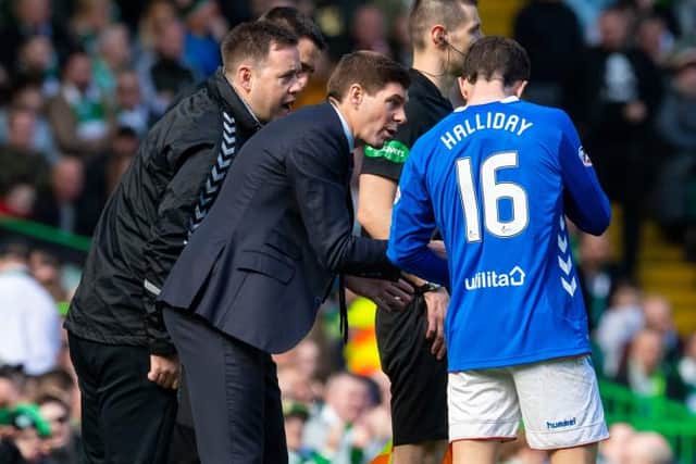 Steven Gerrard says a number of former players, including Andy Halliday, should be recognised for the role they played in Rangers' journey towards becoming Scottish champions for the 55th time. (Photo by Alan Harvey/SNS Group).