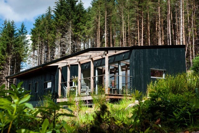 The lodges are designed to fit in with the surrounding natural landscape - and to be as ecologically friendly as possible.