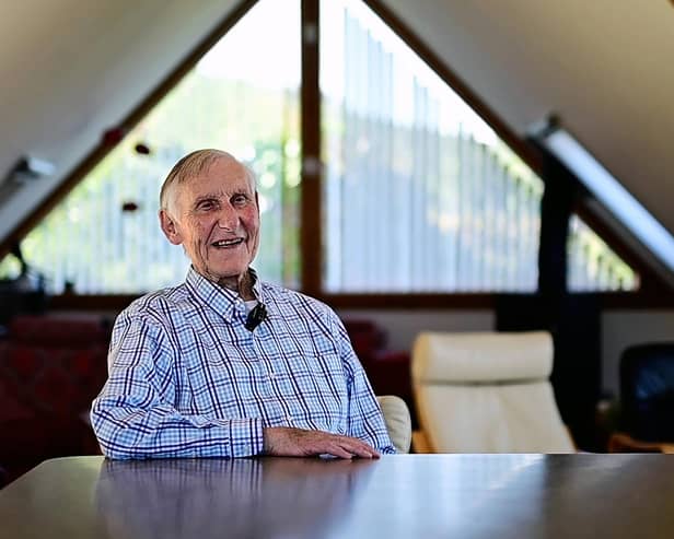 Alistair Wilson, a double Olympian sprint canoeist, adventurer, inventor and engineer, photographed earlier this year at home in Lendalfoot. PIC: John Devlin.