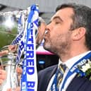St Johnstone manager Callum Davidson lifts the Betfred Cup trophy following the 1-0 win over Livingston at Hampden (Photo by Rob Casey / SNS Group)