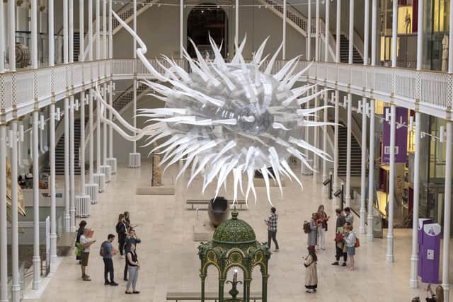 The National Museum of Scotland was home to an E.coli sculpture by the arist Luke Jerram last year. Picture: Neil Hanna