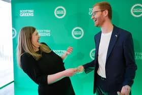 MSPs Ross Greer and Gillian Mackay were elected co-leaders of the Scottish Greens earlier this year (Pictures: Jeff J Mitchell/Getty Images)