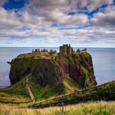 The Gaelic translation for Dunnottar is "fort on the shelving slope" and this is why the fortress has played such a prominent role in Scottish history back in the 18th century with the Jacobite rising because it was a defensive and strategic location. Described as a "ruined medieval fortress" today you can still explore it at the north-eastern coast of Scotland, 2 miles away from Stonehaven.