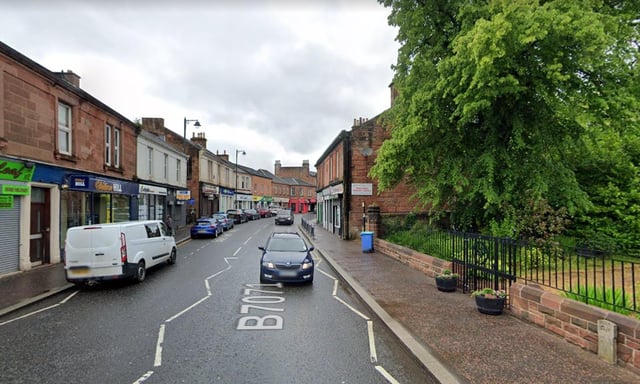 Main Street in Bothwell where the 13-year-old boy was hit in a hit and run picture: Google maps