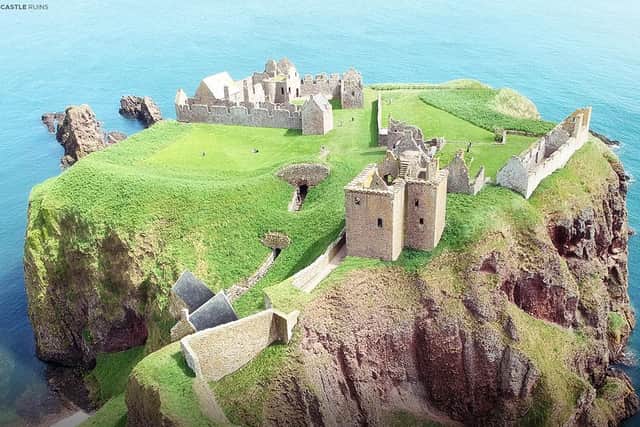 How Dunnottar Castle stands today.