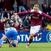 Lee Miller had a short but sweet time at Tynecastle. Picture: SNS