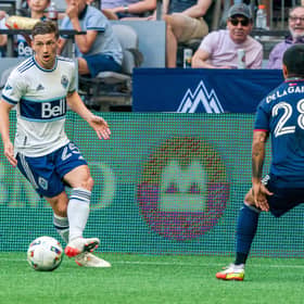 Ryan Gauld in action for Vancouver Whitecaps in the MLS. (Photo by Jordan Jones/Getty Images)