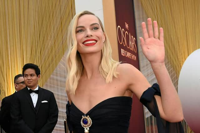 Margot Robbie arrives for the 92nd Oscars at the Dolby Theatre in Hollywood, California. Picture: Valerie Macon/AFP via Getty Images