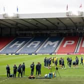 Scotland face Ukraine at Hampden on Wednesday.