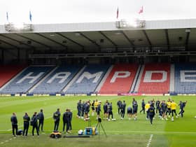 Scotland face Ukraine at Hampden on Wednesday.