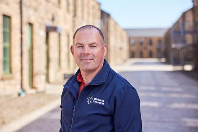 Kevin Lafferty, CEO of Walking Scotland, says the rebrand is a renewed commitment to putting walking and wheeling at the heart of everyday life in Scotland.