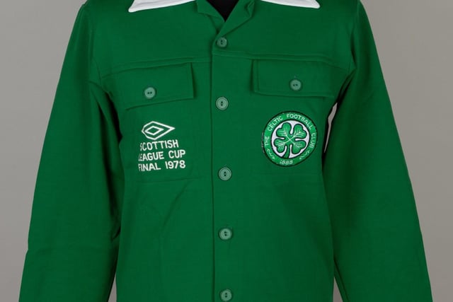1978 Celtic v Rangers League Cup Final tracksuit top.