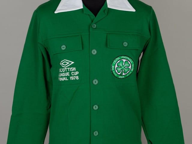 1978 Celtic v Rangers League Cup Final tracksuit top.
