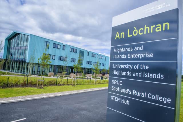 The Highlands and Islands Enterprise base at An Lochran campus. Picture: Tim Winterburn/HIE