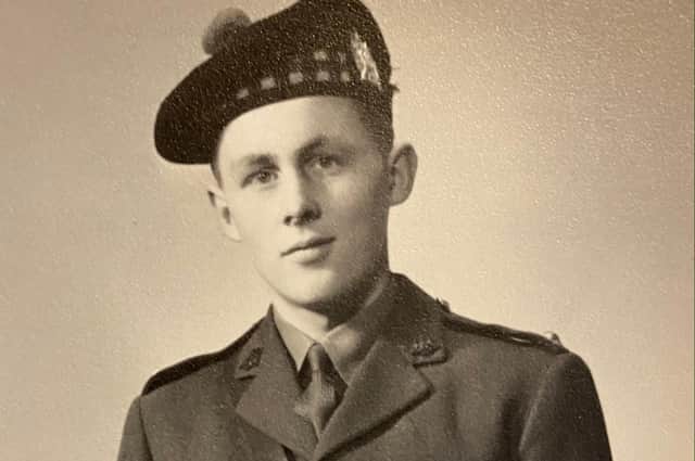 Alastair Brooks was commanding a platoon in the King’s Own Scottish Borderers at the age of 19
