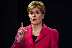 Nicola Sturgeon was criticised for SNP face masks.