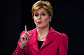 Nicola Sturgeon was criticised for SNP face masks.
