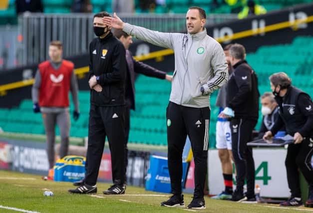 John Kennedy has been assured since stepping up to become interim Celtic manager a month ago. (Photo by Craig Williamson / SNS Group)