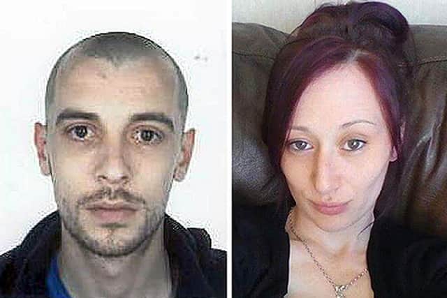 John Yuill and Lamara Bell were not discovered until three days after the crash due "organisational failure" in police call handling procedures, the fatal accident inquiry has found. Picture: Police Scotland/PA Wire