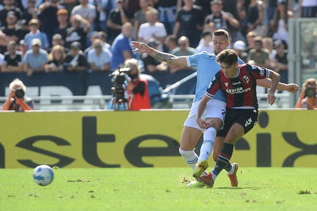 Aaron Hickey is said to be on the radar of Aston Villa.