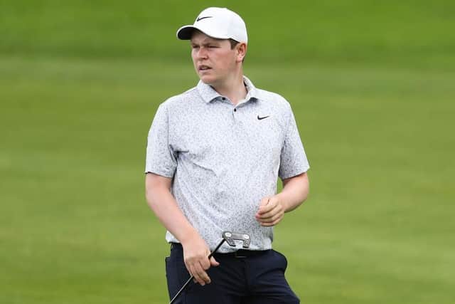 Bob MacIntyre looks on during day three of the Betfred British Masters hosted by Sir Nick Faldo at The Belfry. Picture: Kate McShane/Getty Images.