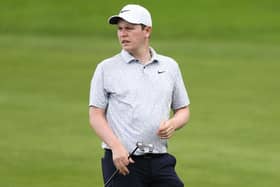 Bob MacIntyre looks on during day three of the Betfred British Masters hosted by Sir Nick Faldo at The Belfry. Picture: Kate McShane/Getty Images.