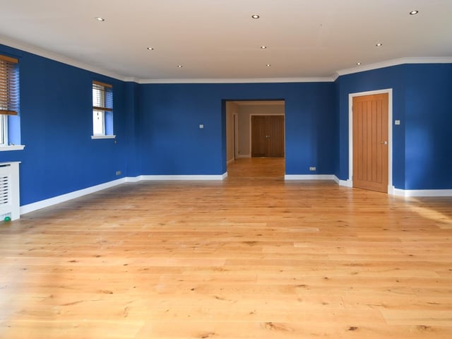 An interior view of part of Belstane Farmhouse.