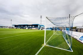 A general view of Peterhead's Balmoor stadium