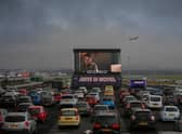 Six months of drive-in events were meant to be staged at Edinburgh Airport. Picture: Lloyd Smith