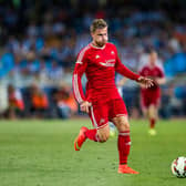 North Lanarkshire council, which owns Broadwood Stadium where Clyde play their home games, has banned David Goodwillie - pictured playing for Aberdeen in 2014 - from the ground.  (Picture: Juan Manuel Serrano Arce/Getty Images)