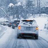 A key tip when driving in icy conditions is to leave a larger gap between you and the car in front so as to avoid an accident.