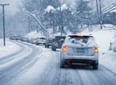 A key tip when driving in icy conditions is to leave a larger gap between you and the car in front so as to avoid an accident.