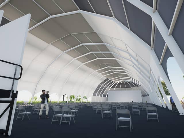 The Edinburgh International Festival plans to create three pop-up outdoor venues across the city in August.